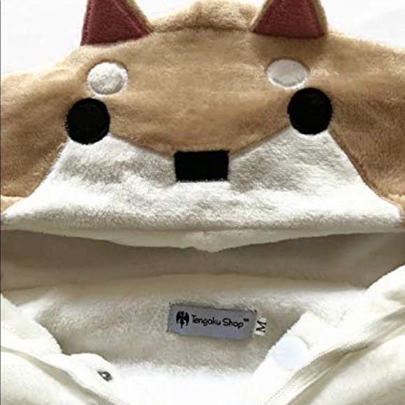 New Tengoku Shiba Inu Plush Hoodie/Pullover Kawaii - Picture 3 of 6